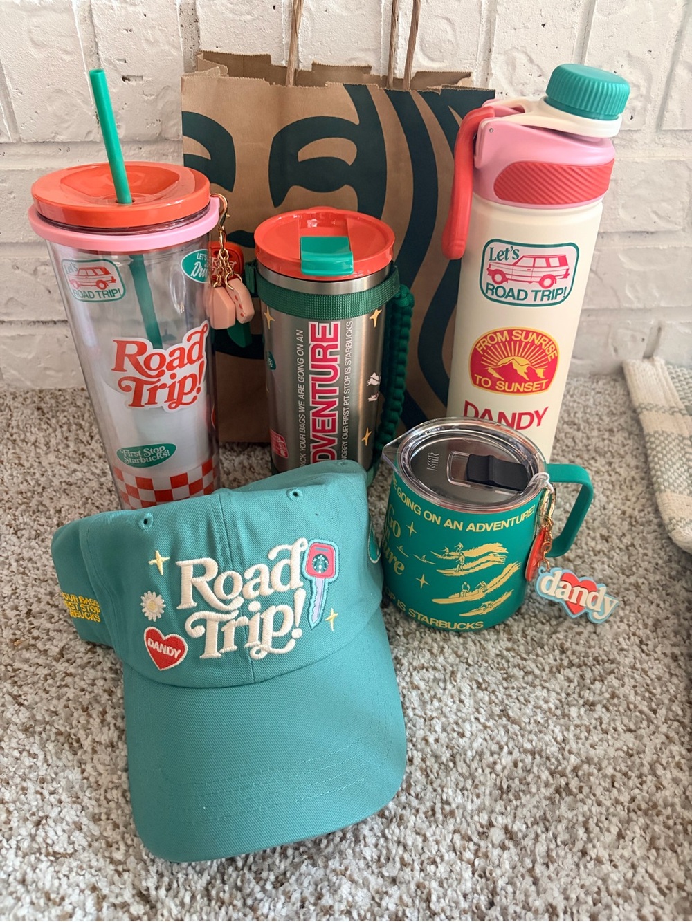 Complete Starbucks x Dandy Worldwide Road Trip Collection set of 5